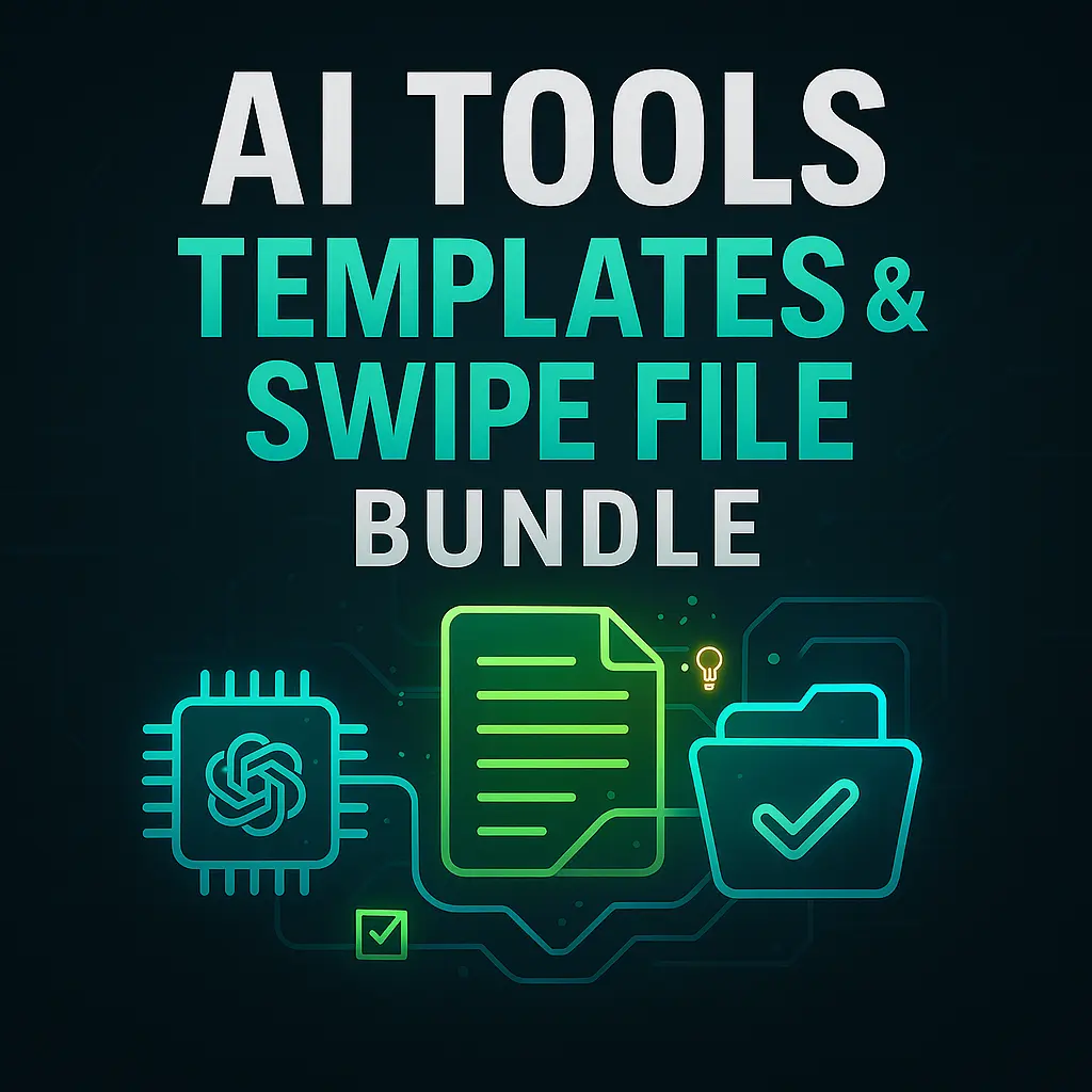 AI Tools, Templates & Swipe File Bundle
